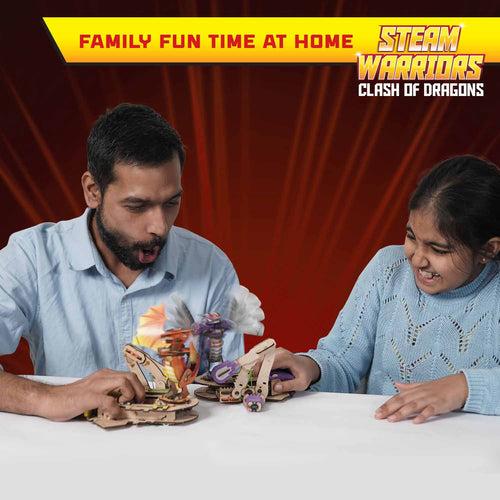 STEAM Warriors: Clash of Dragons | 6-10 Years | DIY STEM Construction Toy