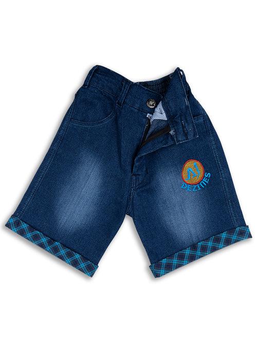 Firozi Kids Half Sleeve Checkered Shirt & Shorts Set