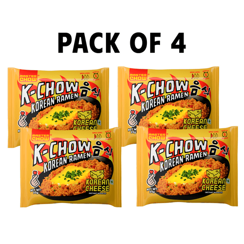 K-Chow Korean Ramen - Cheese (Pack of 4)