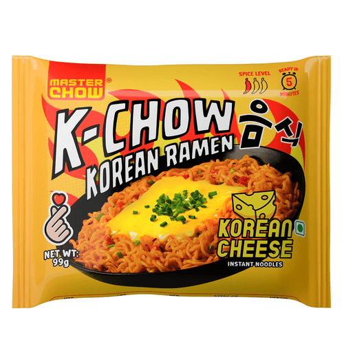 K-Chow Korean Ramen - Cheese (Pack of 4)