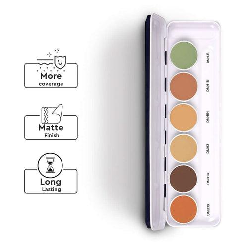 ULTRA HD COVER & CONCEAL DERMASHIELD PALETTE 6 IN 1