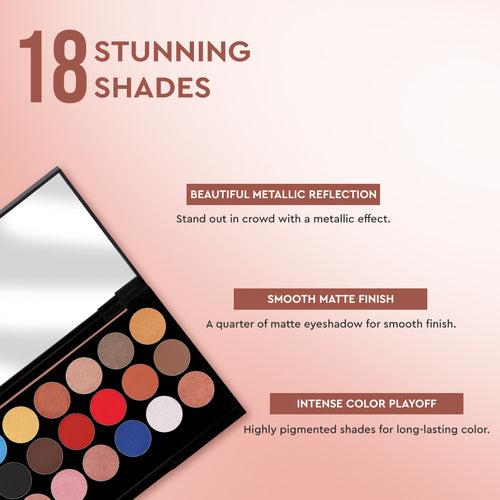 METAL & MATTE EDITION EYESHADOW PALETTE (20 gm)