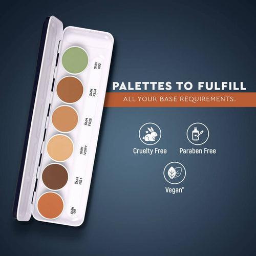 ULTRA HD COVER AND CONCEAL SUPRAEMESHIELD PALETTE 6 IN 1