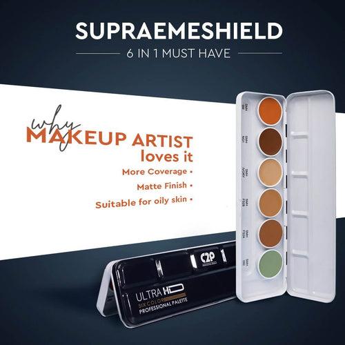 ULTRA HD COVER AND CONCEAL SUPRAEMESHIELD PALETTE 6 IN 1