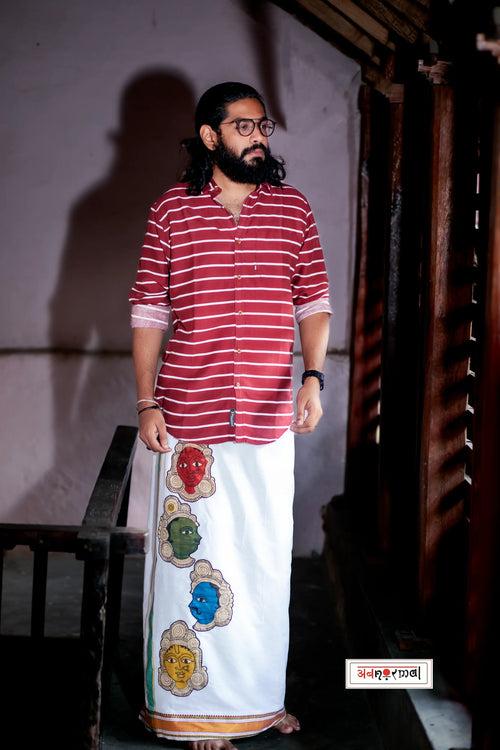 VAATHI - Dhoti & Angavastram set