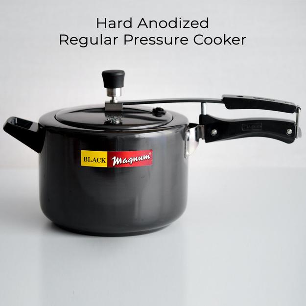 Hard Anodized Regular Pressure Cooker