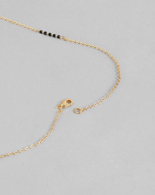 Beautiful Sparkling Gold Plated Evil Eye Mangalsutra