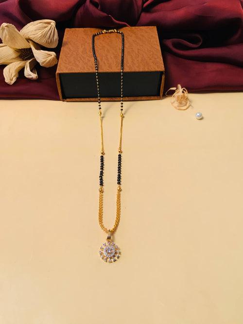 Sparkling Gold Plated Mangalsutra