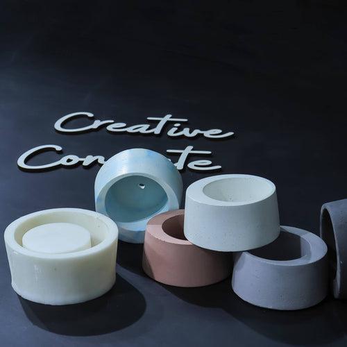 Creative Concrete's Mould for Planter & Candle vessel - CB-004
