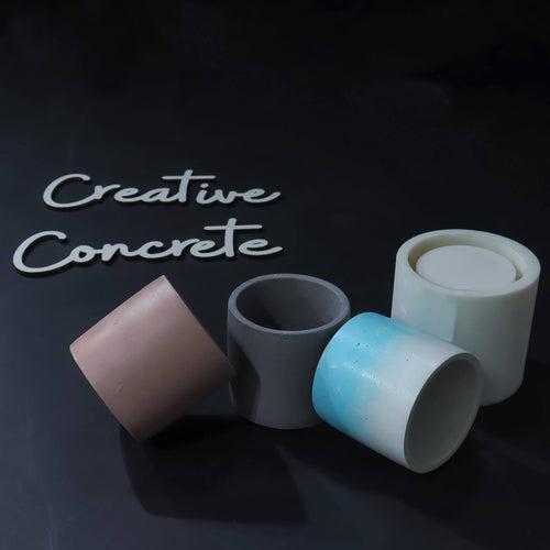 Creative Concrete's mold for Planter or Candle vessel - CL-003