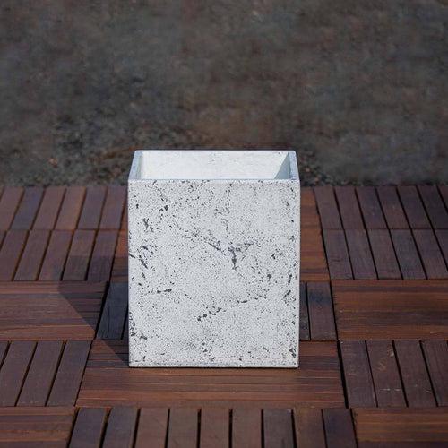 Concrete Jigsaw Planters l Concrete Marbre Planters Collection l Set of Three Concrete Pots