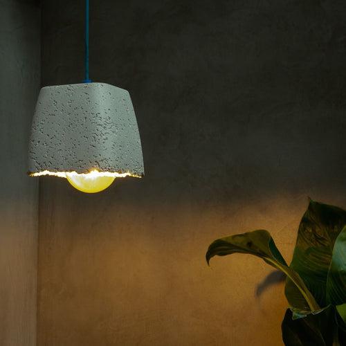 Concrete Mushroom Pendant Lamp White l Feather Lite Collection