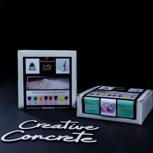 Eliteearth's DIY Creative Concrete Kit with Silicon Mold