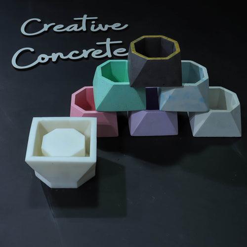 Creative Concrete's Mold for Planter & Candle Vessel - GB-002