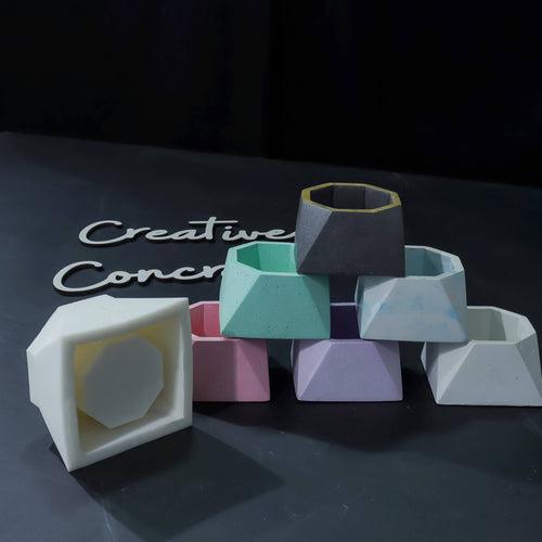 Creative Concrete's Mold for Planter & Candle Vessel - GB-002