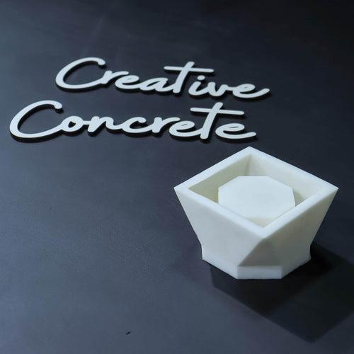 Creative Concrete's Mold for Planter & Candle Vessel - GB-002