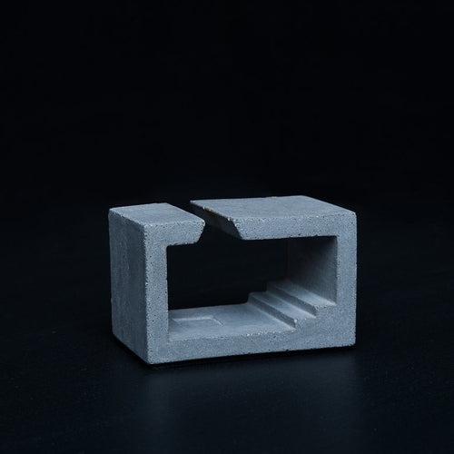 Concrete Incense Holder - Ishti-Grey