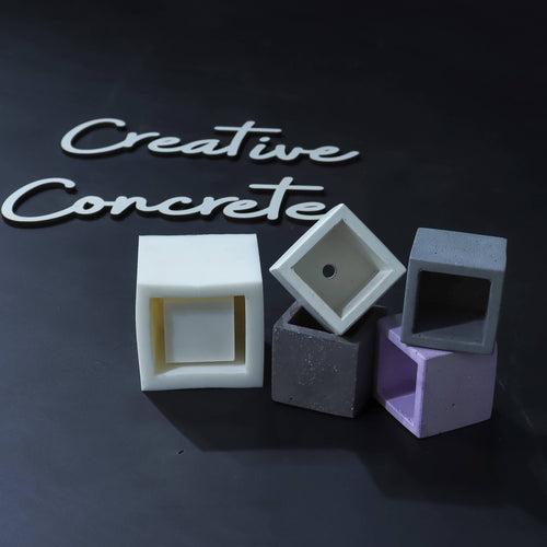 Creative Concrete's Mold for Planter & Candle Vessel-MQ-001