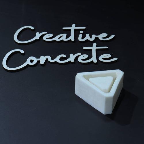 Creative Concrete's mold for Planter or Candle vessel - TL-006