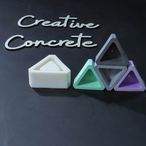 Creative Concrete's mold for Planter or Candle vessel - TL-006