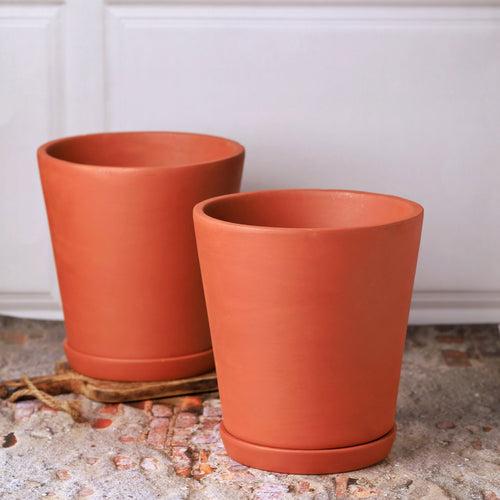 Cone Terracotta Planters (Set of 4)