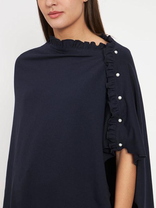 Navy Blue Maternity Feeding Shrug