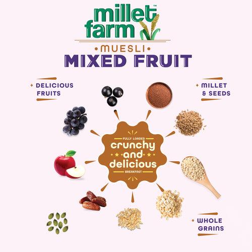 Millet Muesli - Mixed Fruit, 500g