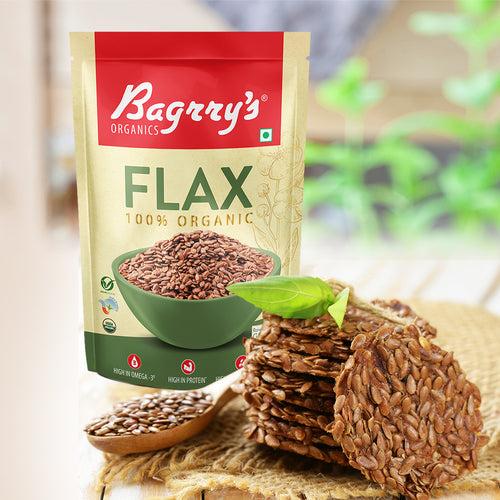 Flax Seeds - 100% Organic, 500g