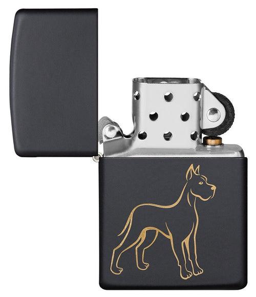 Black Matte Great Dane Design