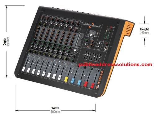 Studiomaster Orb 822 SC Mixer (8 Channel) With Inbuilt Audio Interface, Recording, Bluetooth, USB, Equalizer & One knob Compressor