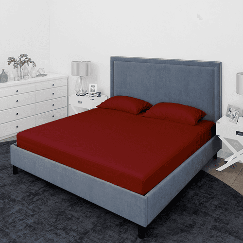 Premium Cotton Fitted Bedsheet Set