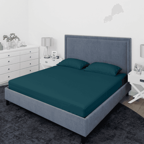 Premium Cotton Fitted Bedsheet Set