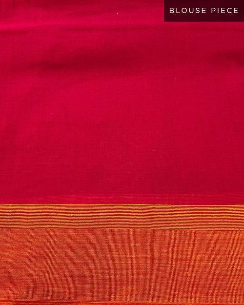 Khwab Handwoven Cotton Saree - LIDD