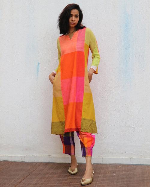 Sorina Handwoven Cotton Kurta