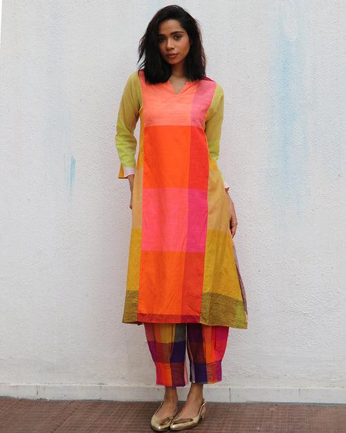 Sorina Handwoven Cotton Kurta