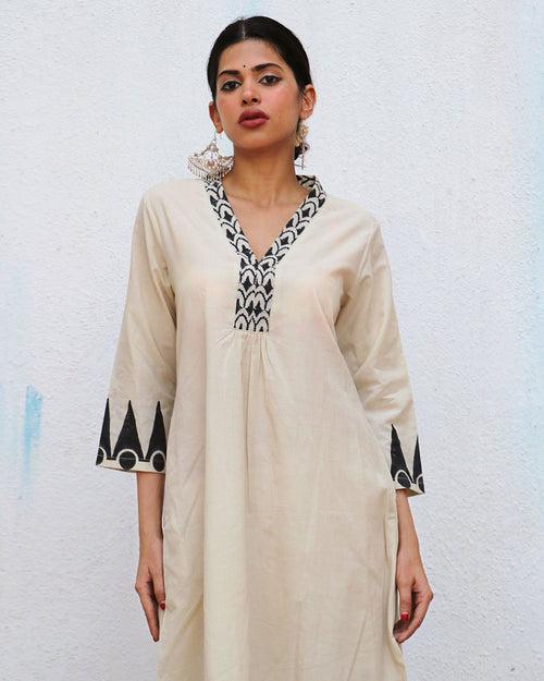 Lorelai Blockprinted Cotton Kurta Set - NOMAD