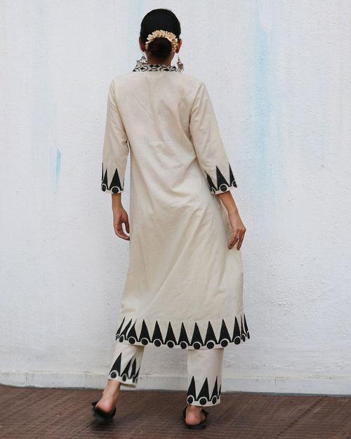 Lorelai Blockprinted Cotton Kurta Set - NOMAD