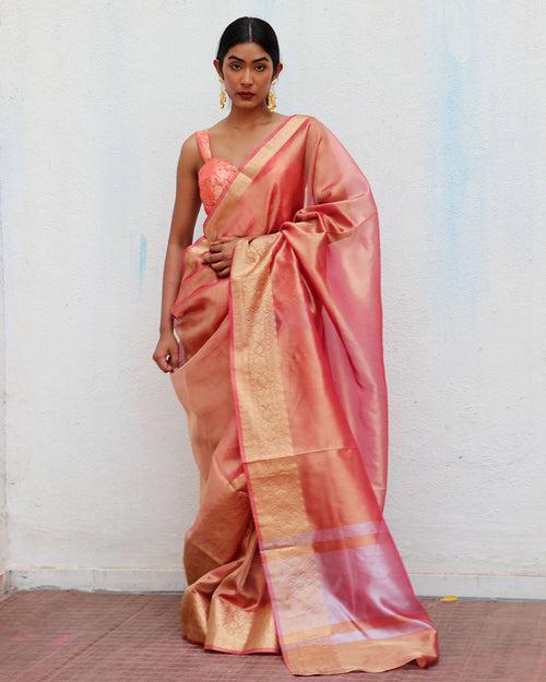 Firosa Tissue Saree - Nargiz