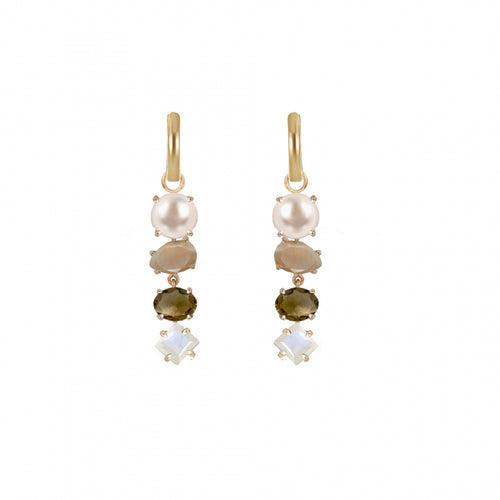 Ceres Linear Drop Earrings