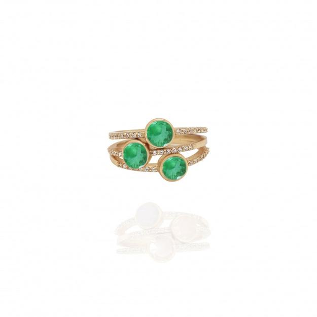 Alma Green Ring