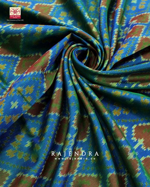 Handwoven Panchanda Design Single Ikkat Rajkot Patola Saree