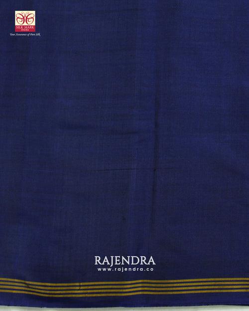 Exclusive 12 Figure Pink and Blue Semi Double Ikat Rajkot Patola Saree