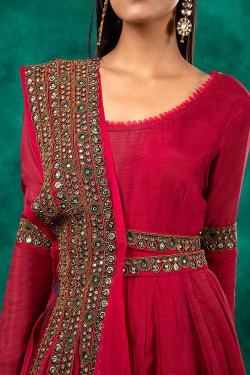 NOMADIC FUCHSIA CLASSIC ANARKALI