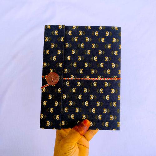 Hand-block Printed Double Bound Upcycled Diary