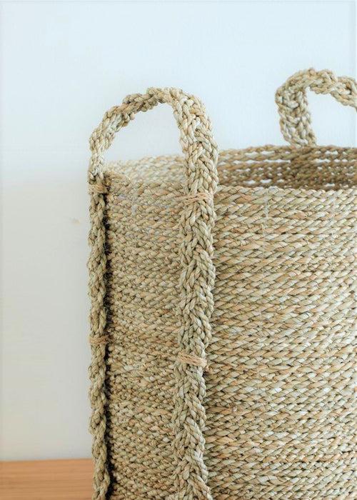 Braided Basket Natural Large