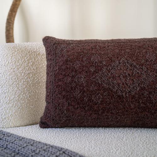 Burnt Sienna Paize Cushion cover