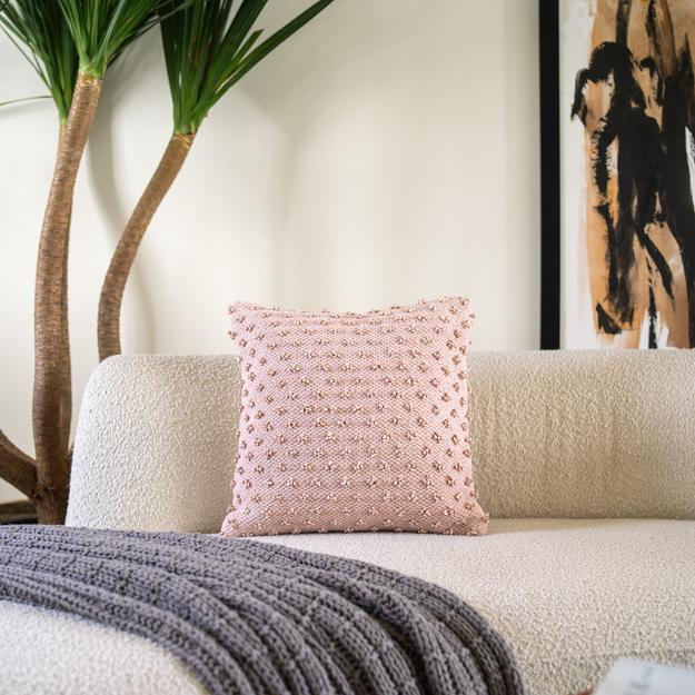 Blush quad knot Cushion Cover