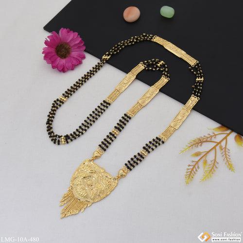 Casual Design Brilliant Design Gold Plated Mangalsutra for Women - Style A480