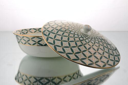 Jyamiti Serving Bowl With Lid 2 Portion