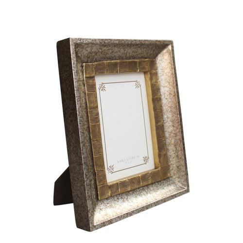 Double Texture Photoframe (Silver)